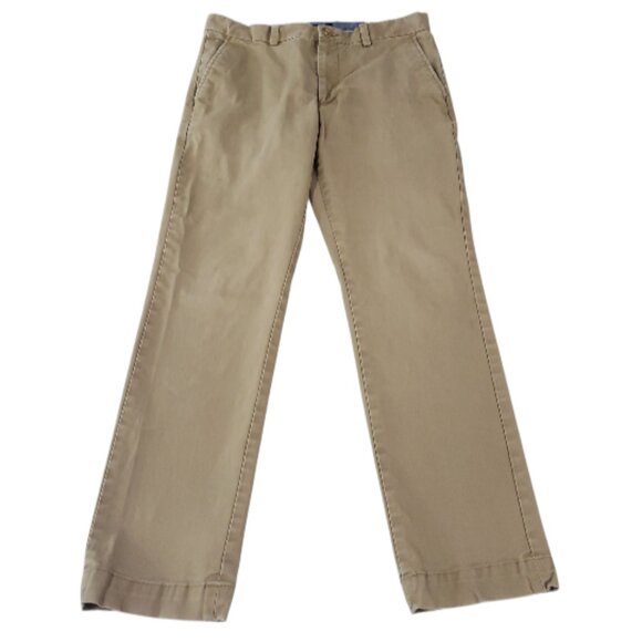 Banana Republic Tan Khaki Aiden Chino Pants Men’s 31x30 - Picture 2 of 4